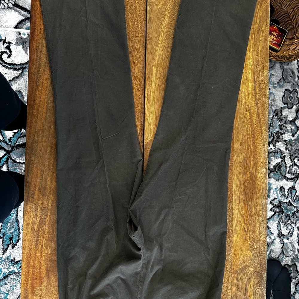 Women’s grey olive corduroy pants